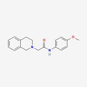 2-(3,4-dihydro-2(1H)-isoquinolinyl)-N-(4-methoxyphenyl)acetamide