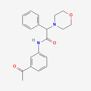 N-(3-acetylphenyl)-2-(4-morpholinyl)-2-phenylacetamide