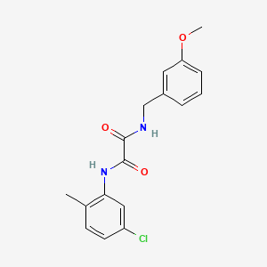 molecular formula C17H17ClN2O3 B4243445 N-(5-chloro-2-methylphenyl)-N'-(3-methoxybenzyl)ethanediamide 