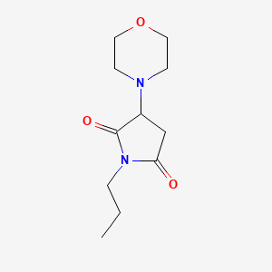 3-morpholino-1-propylpyrrolidine-2,5-dione