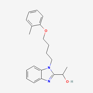 1H-1,3-Benzimidazole-2-methanol, alpha-methyl-1-[4-(2-methylphenoxy)butyl]-