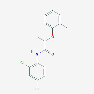 molecular formula C16H15Cl2NO2 B4243533 N-(2,4-dichlorophenyl)-2-(2-methylphenoxy)propanamide 