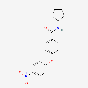 N-cyclopentyl-4-(4-nitrophenoxy)benzamide