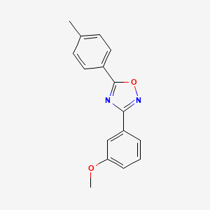 3-(3-methoxyphenyl)-5-(4-methylphenyl)-1,2,4-oxadiazole