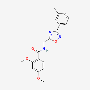 2,4-dimethoxy-N-{[3-(3-methylphenyl)-1,2,4-oxadiazol-5-yl]methyl}benzamide