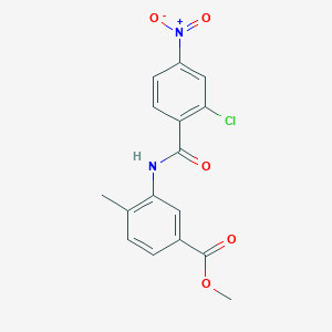 methyl 3-[(2-chloro-4-nitrobenzoyl)amino]-4-methylbenzoate