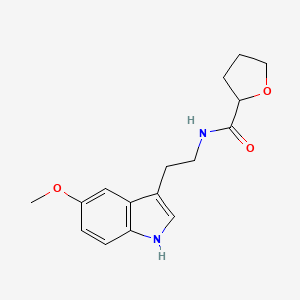 N-[2-(5-methoxy-1H-indol-3-yl)ethyl]tetrahydro-2-furancarboxamide