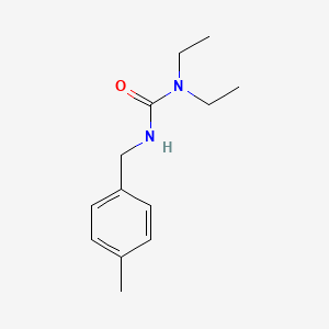 molecular formula C13H20N2O B4243712 1,1-Diethyl-3-(4-methylbenzyl)urea 