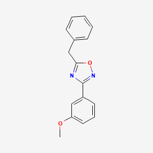 5-benzyl-3-(3-methoxyphenyl)-1,2,4-oxadiazole