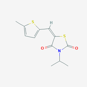 3-Isopropyl-5-[(5-methylthien-2-yl)methylene]-1,3-thiazolidine-2,4-dione