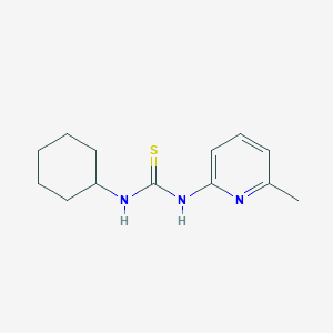 1-Cyclohexyl-3-(6-methylpyridin-2-yl)thiourea