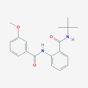 molecular formula C19H22N2O3 B4243862 N-tert-butyl-2-{[(3-methoxyphenyl)carbonyl]amino}benzamide 