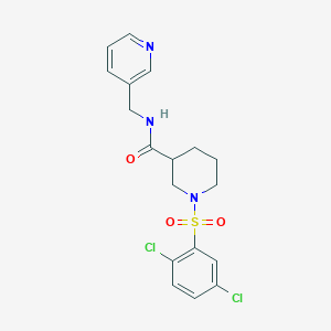 1-[(2,5-dichlorophenyl)sulfonyl]-N-(3-pyridinylmethyl)-3-piperidinecarboxamide