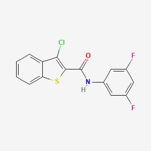 3-chloro-N-(3,5-difluorophenyl)-1-benzothiophene-2-carboxamide