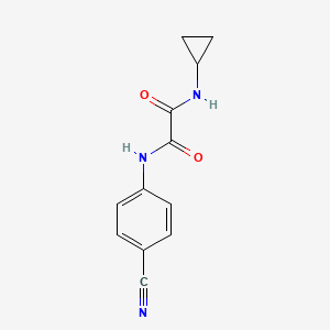 N-(4-cyanophenyl)-N'-cyclopropylethanediamide