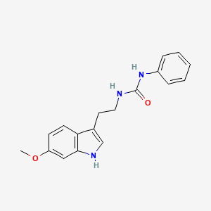 1-[2-(6-methoxy-1H-indol-3-yl)ethyl]-3-phenylurea