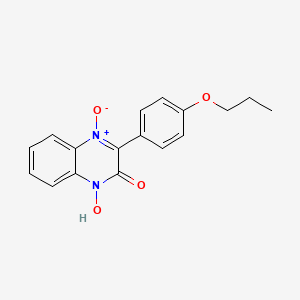 1-hydroxy-3-(4-propoxyphenyl)-2(1H)-quinoxalinone 4-oxide