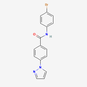 N-(4-bromophenyl)-4-pyrazol-1-ylbenzamide