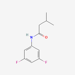 N-(3,5-difluorophenyl)-3-methylbutanamide