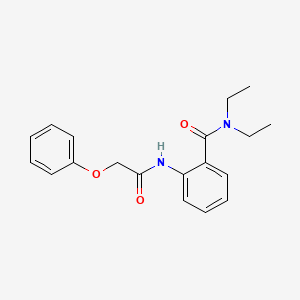 N,N-diethyl-2-[(phenoxyacetyl)amino]benzamide