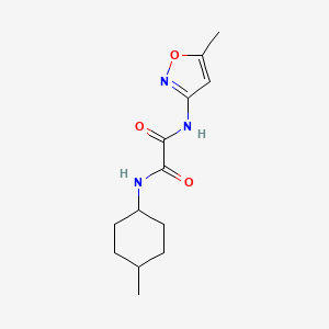 N-(4-methylcyclohexyl)-N'-(5-methyl-1,2-oxazol-3-yl)oxamide