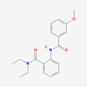 N,N-diethyl-2-[(3-methoxybenzoyl)amino]benzamide