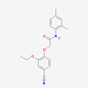 2-(4-cyano-2-ethoxyphenoxy)-N-(2,4-dimethylphenyl)acetamide