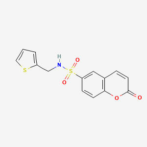 6-{[(2-Thienylmethyl)amino]sulfonyl}chromen-2-one