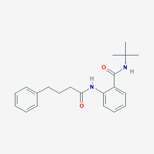 N-TERT-BUTYL-2-(4-PHENYLBUTANAMIDO)BENZAMIDE