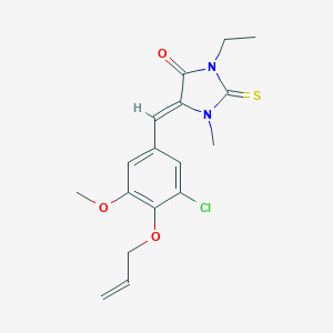 5-[4-(Allyloxy)-3-chloro-5-methoxybenzylidene]-3-ethyl-1-methyl-2-thioxoimidazolidin-4-one