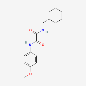 molecular formula C16H22N2O3 B4244626 N-(cyclohexylmethyl)-N'-(4-methoxyphenyl)oxamide 