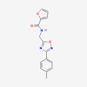 N-{[3-(4-methylphenyl)-1,2,4-oxadiazol-5-yl]methyl}furan-2-carboxamide