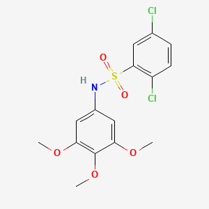 2,5-dichloro-N-(3,4,5-trimethoxyphenyl)benzenesulfonamide