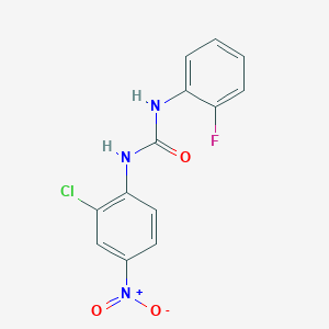 N-(2-chloro-4-nitrophenyl)-N'-(2-fluorophenyl)urea