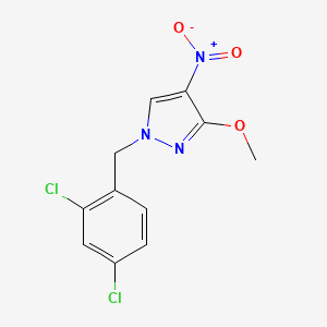 1-(2,4-dichlorobenzyl)-3-methoxy-4-nitro-1H-pyrazole