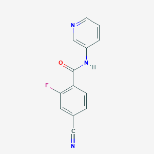 4-cyano-2-fluoro-N-3-pyridinylbenzamide