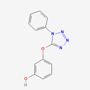 3-[(1-PHENYL-1H-1,2,3,4-TETRAZOL-5-YL)OXY]PHENOL