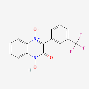 1-hydroxy-3-[3-(trifluoromethyl)phenyl]-2(1H)-quinoxalinone 4-oxide