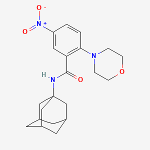 N-1-adamantyl-2-(4-morpholinyl)-5-nitrobenzamide