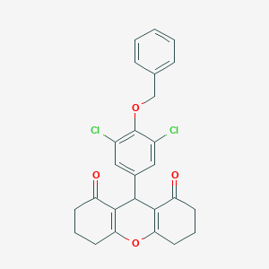9-[4-(benzyloxy)-3,5-dichlorophenyl]-3,4,5,6,7,9-hexahydro-1H-xanthene-1,8(2H)-dione