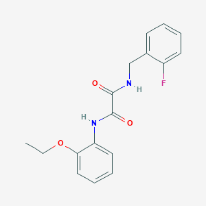 molecular formula C17H17FN2O3 B4244979 N-(2-ethoxyphenyl)-N'-(2-fluorobenzyl)ethanediamide 