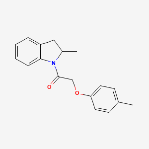 2-methyl-1-[(4-methylphenoxy)acetyl]indoline