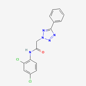 N-(2,4-dichlorophenyl)-2-(5-phenyl-2H-tetrazol-2-yl)acetamide