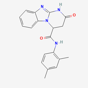 N-(2,4-dimethylphenyl)-2-oxo-1,2,3,4-tetrahydropyrimido[1,2-a]benzimidazole-4-carboxamide