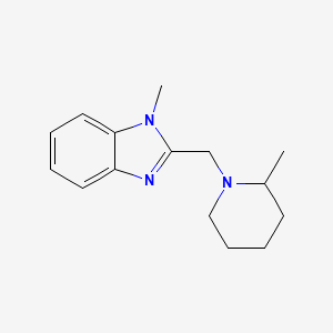 1-methyl-2-[(2-methyl-1-piperidinyl)methyl]-1H-benzimidazole