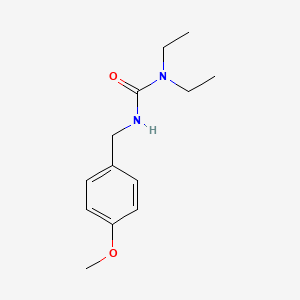 molecular formula C13H20N2O2 B4245146 N,N-diethyl-N'-(4-methoxybenzyl)urea 