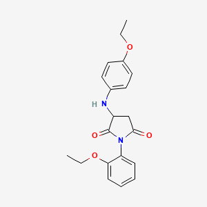 1-(2-Ethoxyphenyl)-3-[(4-ethoxyphenyl)amino]pyrrolidine-2,5-dione