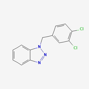 molecular formula C13H9Cl2N3 B4245209 1-(3,4-dichlorobenzyl)-1H-benzotriazole 