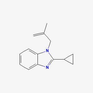 2-CYCLOPROPYL-1-(2-METHYLPROP-2-EN-1-YL)-1H-1,3-BENZODIAZOLE