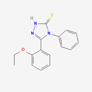 molecular formula C16H15N3OS B4245305 5-(2-ethoxyphenyl)-4-phenyl-4H-1,2,4-triazole-3-thiol 